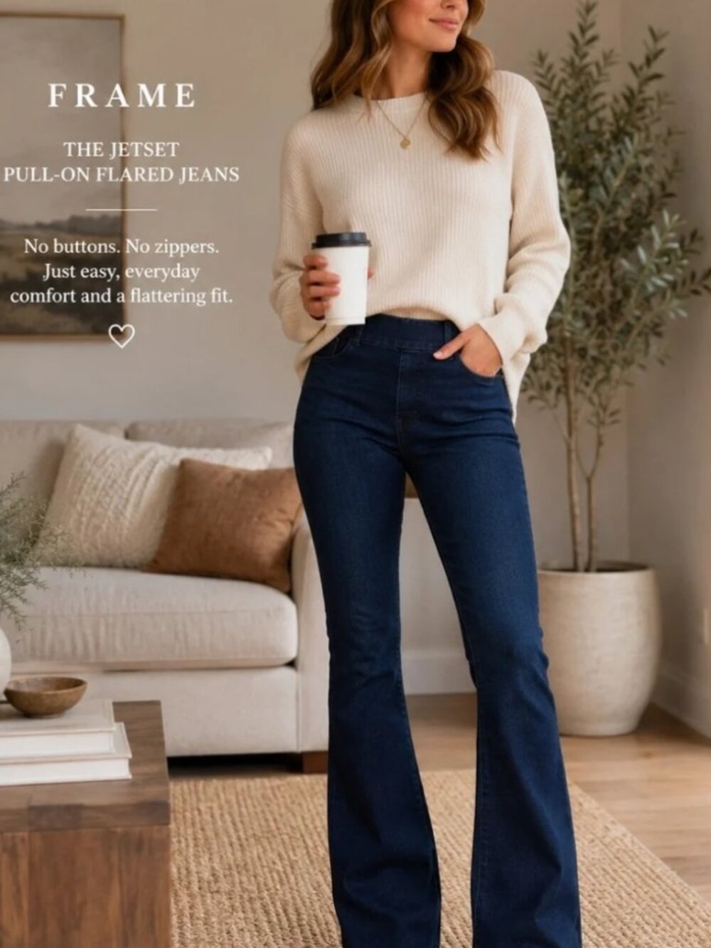 Frame Denim Pull on Jeans size 0